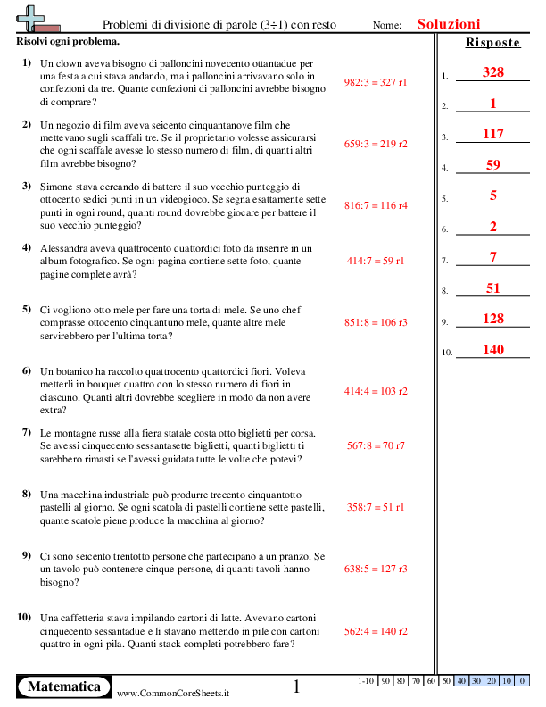  - 288 worksheet