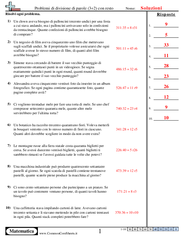  - 289 worksheet