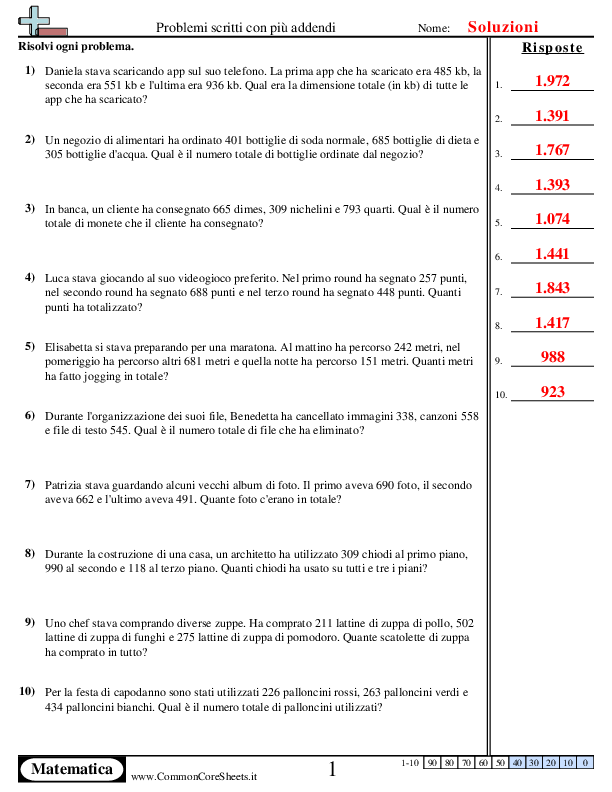  - 3-addendi-meno-di-20 worksheet