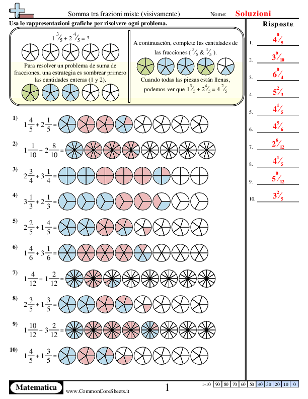  - somma-tra-frazioni-miste-graficamente worksheet