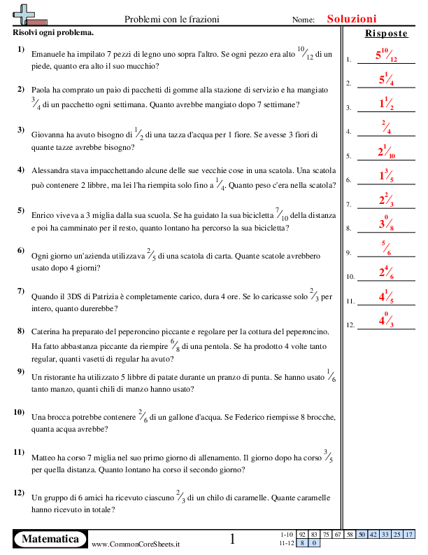  - 477 worksheet