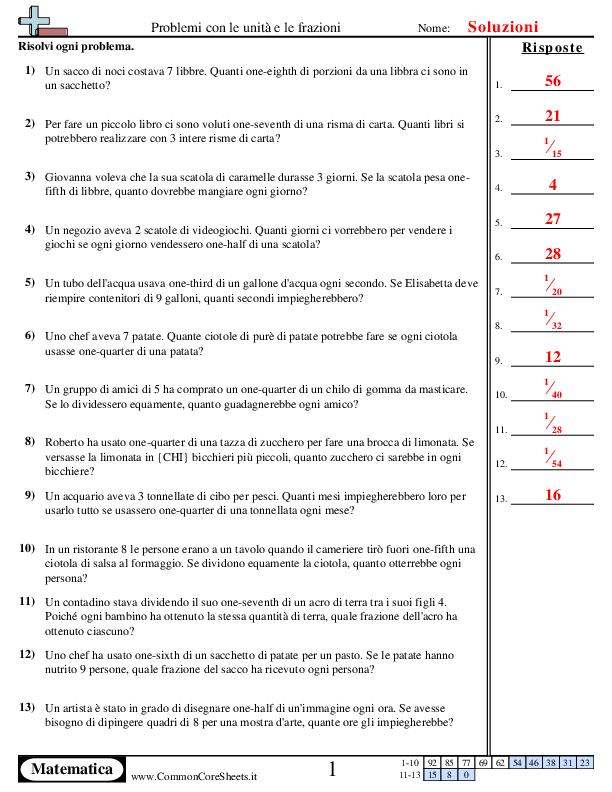  - 503 worksheet