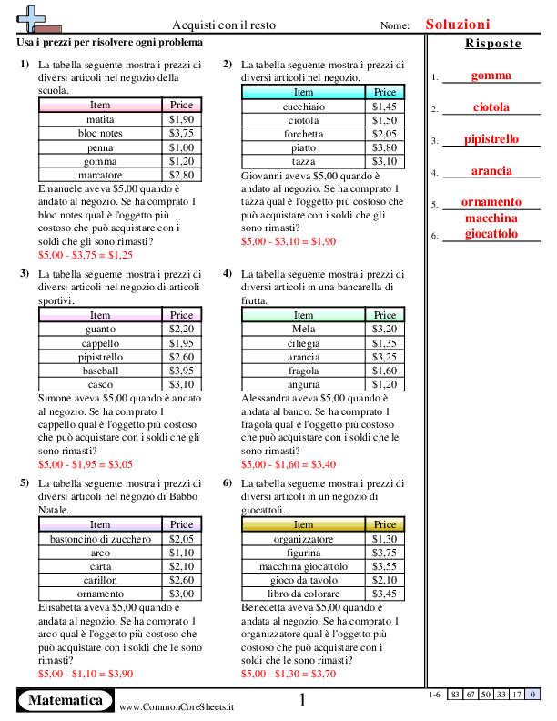  - 619 worksheet