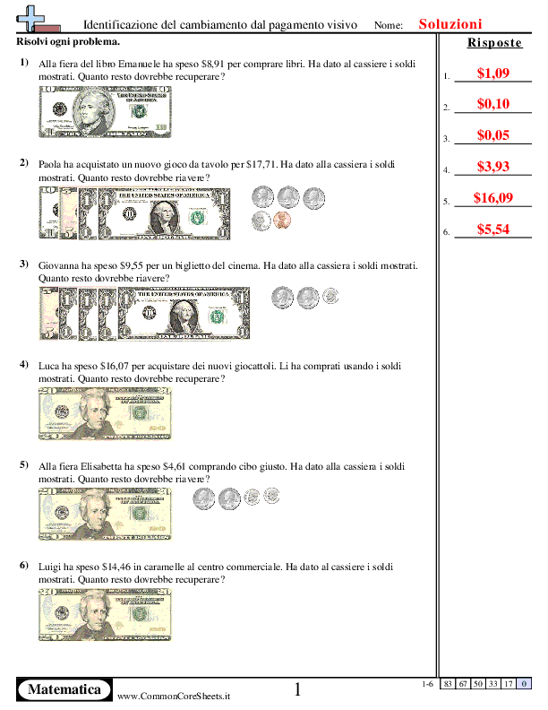  - 630 worksheet