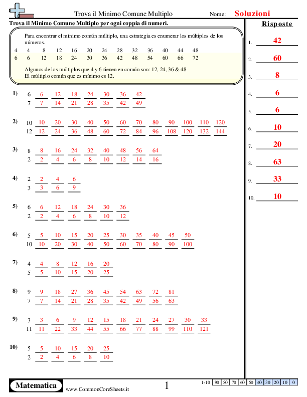  - calcola-mcm worksheet