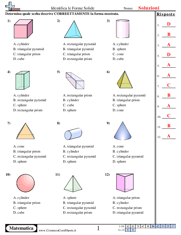  - identifica-le-forme-solide worksheet