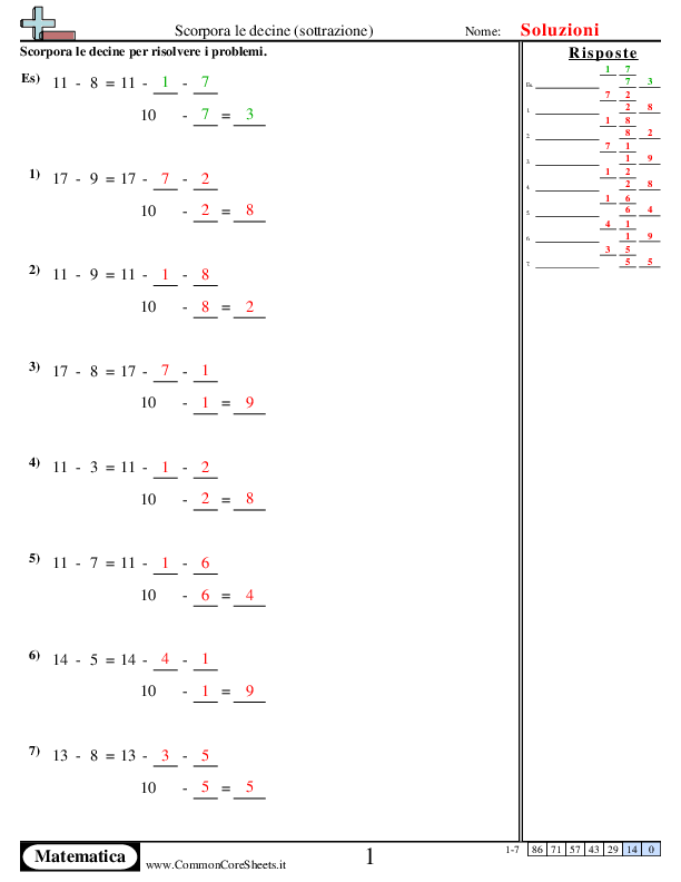  - crea-le-decine worksheet