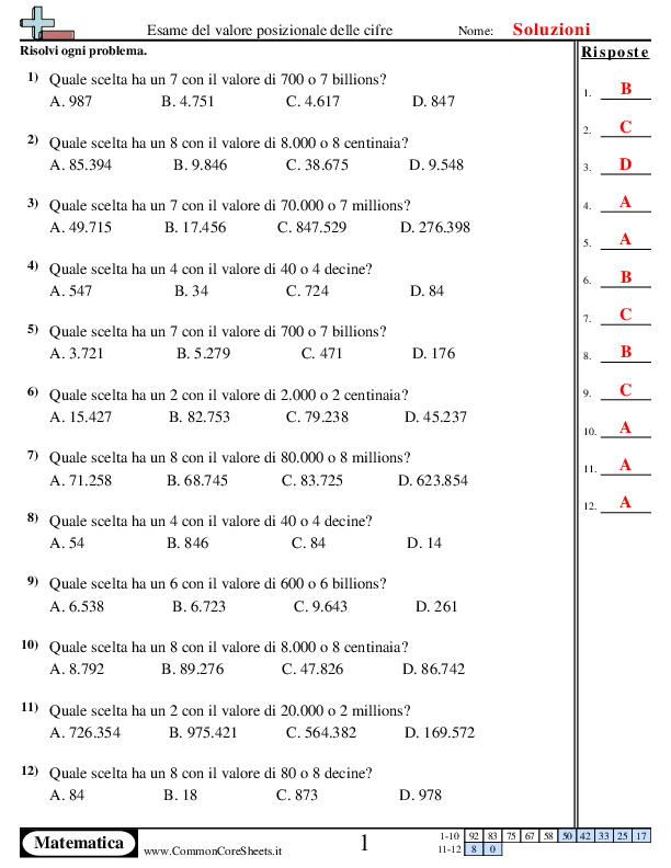  - 955 worksheet