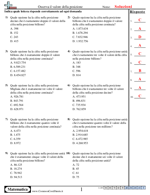  - osserva-il-valore-della-posizione worksheet